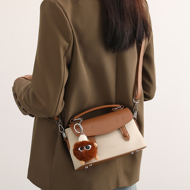 Counter 2024 New Summer Cambridge Genuine Leather Women's Premium Small Bag Single Shoulder Handbag