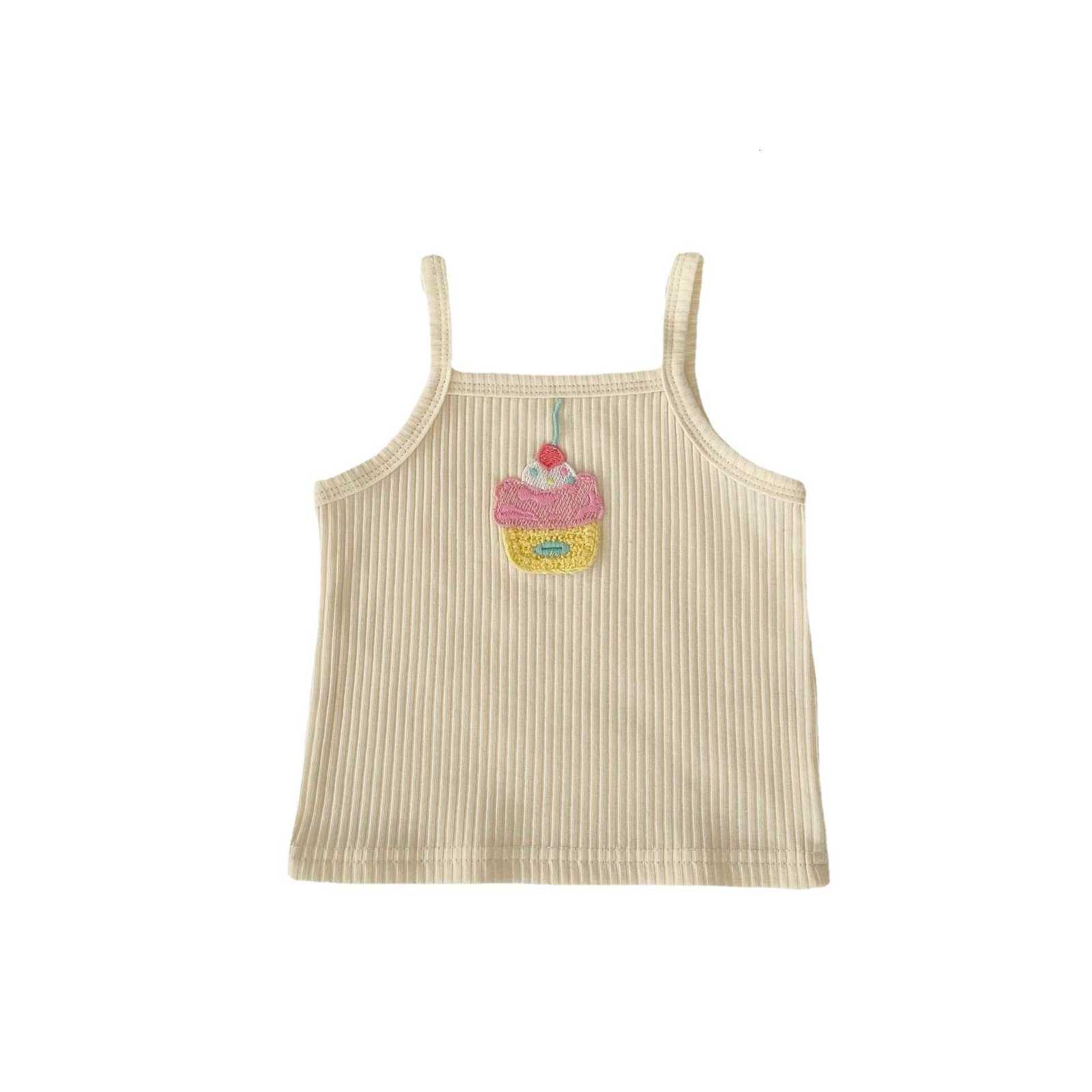 Girl's Dresses Ins summer girl baby half skirt set cute little camisole top+mesh fluffy cake skirt two-piece set