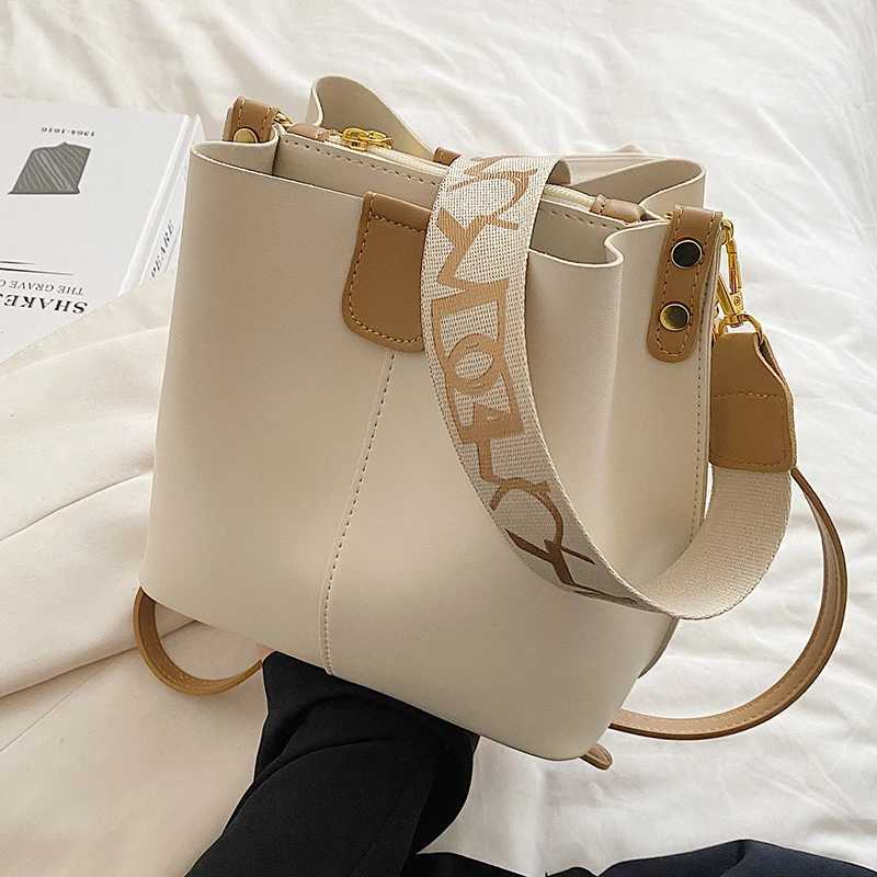 High quality womens small Pu leather handbag shoulder bag fashionable womens bucket cross body bag womens casual messenger bag Y250315