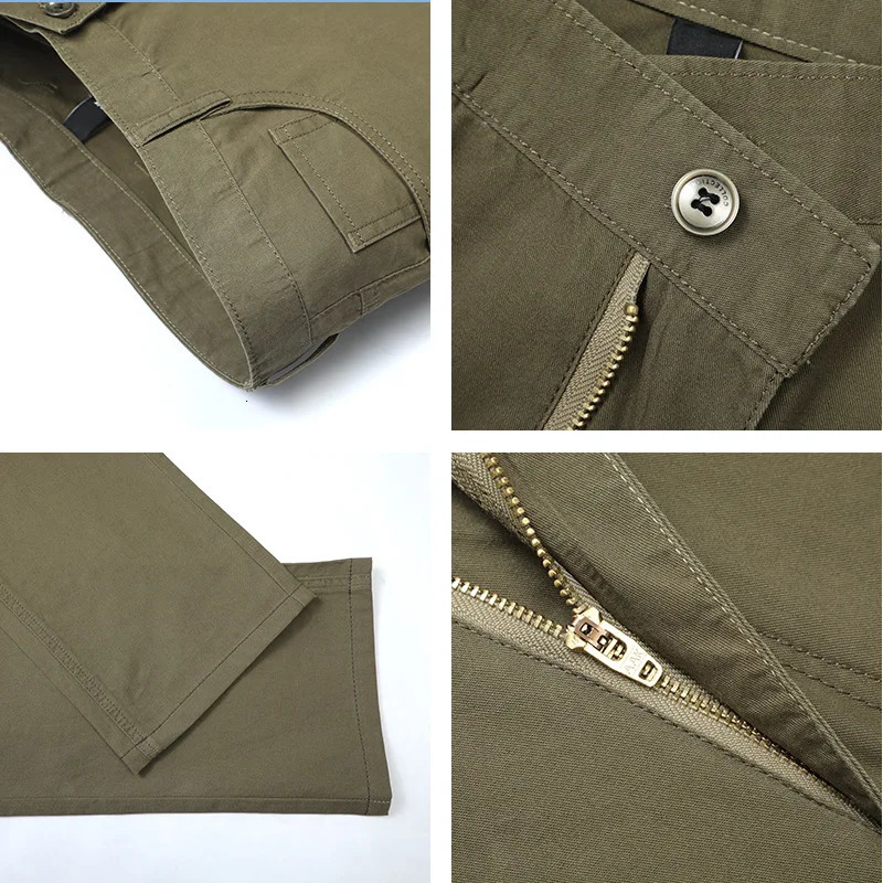 Dayton Olive Stretch Chinos Mens Set Cotton Casual Pants High Quality Dress 40 42 44 250313