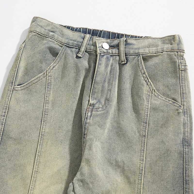 Men Do Old Casual Jeans fashion handsome classic everything wear durable fabric comfortable skin-friendly casual handsome pantsT250315