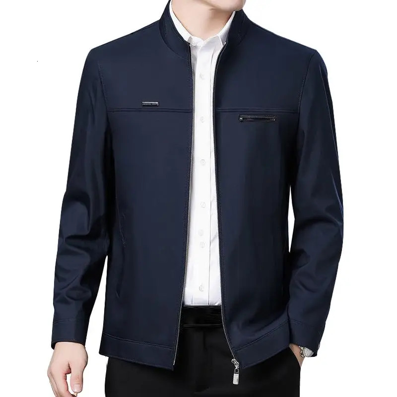 Solid color mens jacket casual business mens autumn jacket office jacket mens social jacket mens jacket spring item 250312