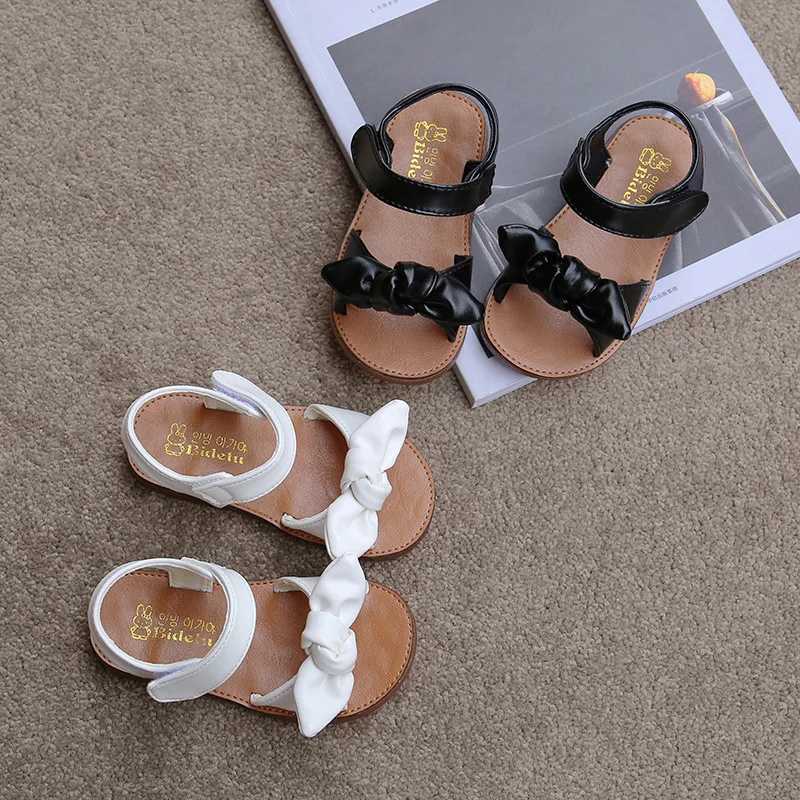 Girls Sandals Fashion Princess Classic Baby Girls Childrens Summer Sandals Childrens Sweet Summer Shoes Soft 21-30 Hot Selling BowT250315