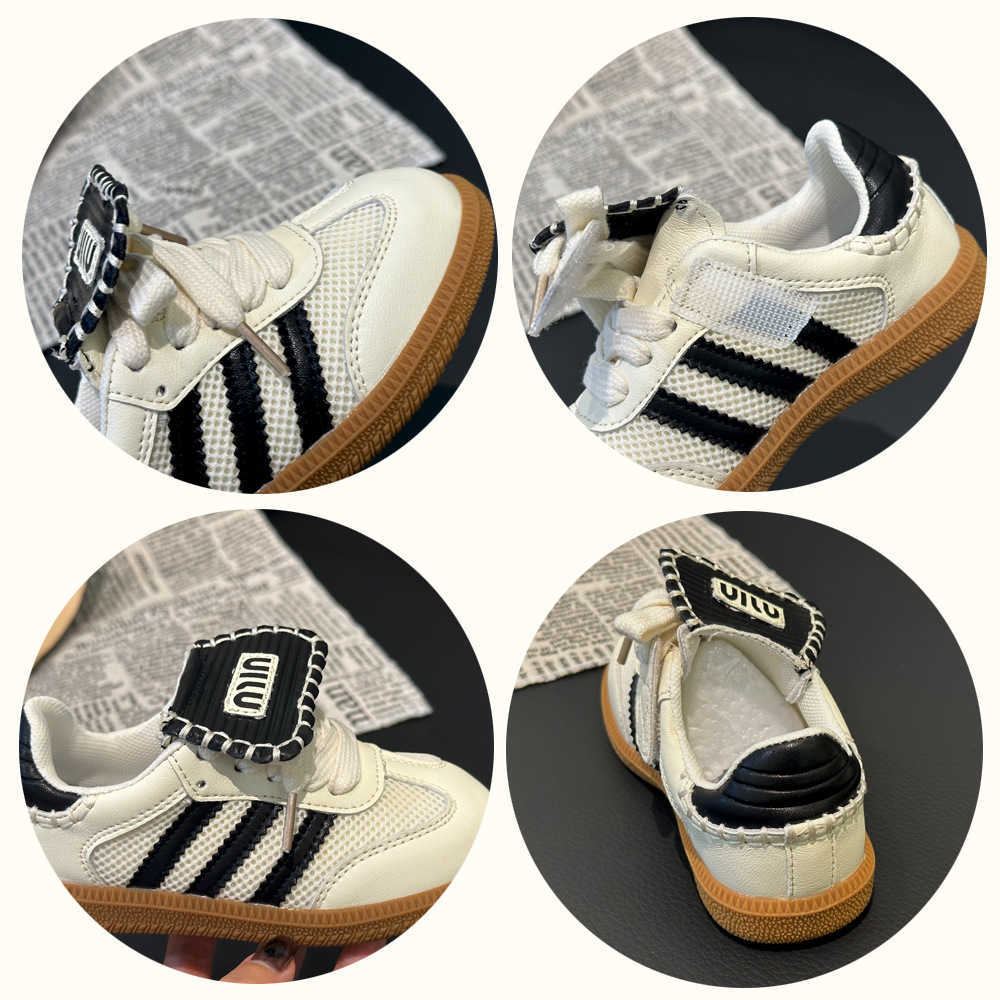 Athletic Outdoor Girls board shoes Spring and Autumn new style childrens flip tongue moral training shoes Boys casual sports shoes Childrens shoes 36 