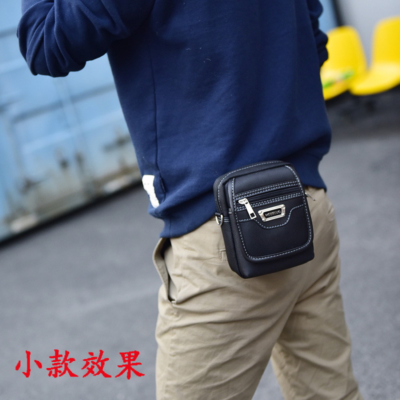 fashionable backpack one shoulder crossbody Korean version, men's casual business, Oxford cloth small bag designer bag