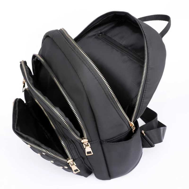 New Arrival Fashion Bagpack Women High Quality Nylon Backpacks Female Big Travel Back Bag Large School Bags for Teenage Girls Shoulder Bag T250315