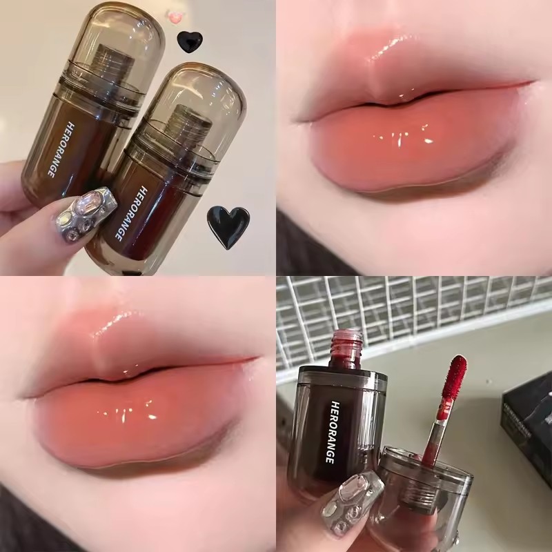 Mini 6 Colors Liquid Lip Gloss Waterproof Non-stick 24 Hours Lasting Watery Velvet Matte Lipstick Lipgloss Korea Cosmetic Makeup