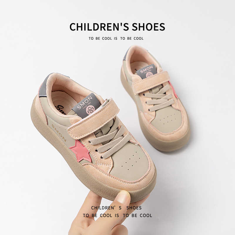 Athletic Outdoor Versatile 2025 Spring Mid to Large Casual Korean Edition Boys and Childrens Board Girls Sports Shoes Soft soled C260130