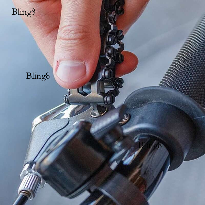 Multifunctional Stainless Steel Men's Outdoor Tool 29 in 1 Bracelet European and American Couple Watch Strap
