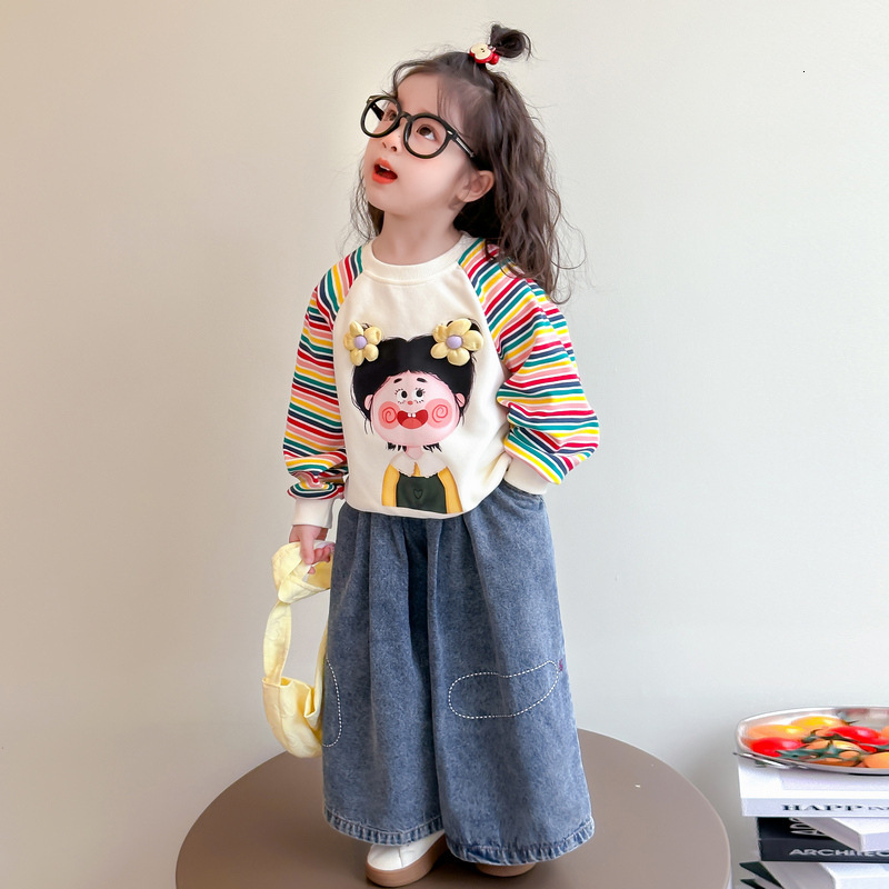 Ddmyshoesvip Hoodie And Autumn New Style Western Children S Fashion Trend Girls Baby Spring Clothing Top