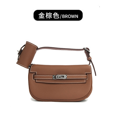 24 New Women's Kelly 2-In-1 Mini Small Waist Leather Multifunctional Saddle Crossbody Bag