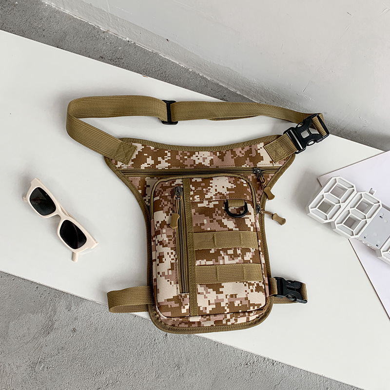 Outdoor backpack cycling and mountain climbing multifunctional leg motorcycle men's leisure crossbody, sports waist bag designer bag