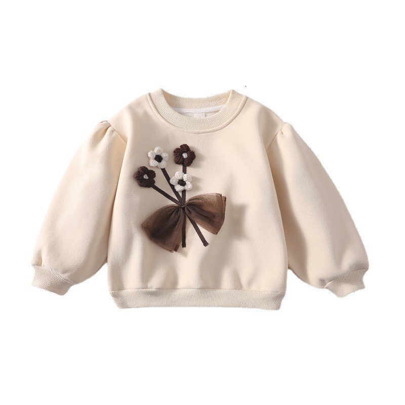 Ddmyshoesvip Velvet Hoodie Autumn Winter New Winter Clothing Korean Edition Western Style Children S And Girls Thick Top Casual Trend