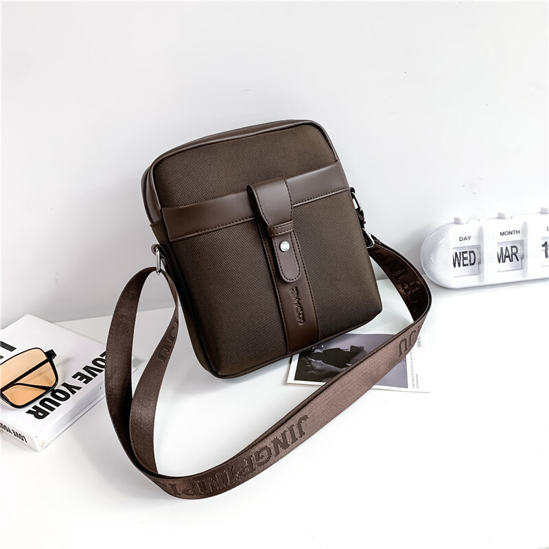 Trendy backpack single shoulder crossbody fashionable large capacity Oxford cloth, casual men's business designer