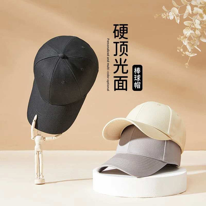 Winter winter windproof baseball cap mens womens hardtop large conical cap sun hat outdoor travel 250314