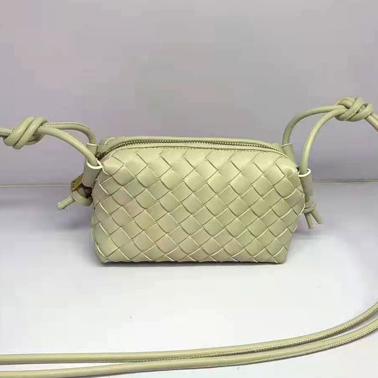 Woven Mobile Phone Single Shoulder Crossbody Used Fine Rope Adjustable Small Bag, Women's Bag