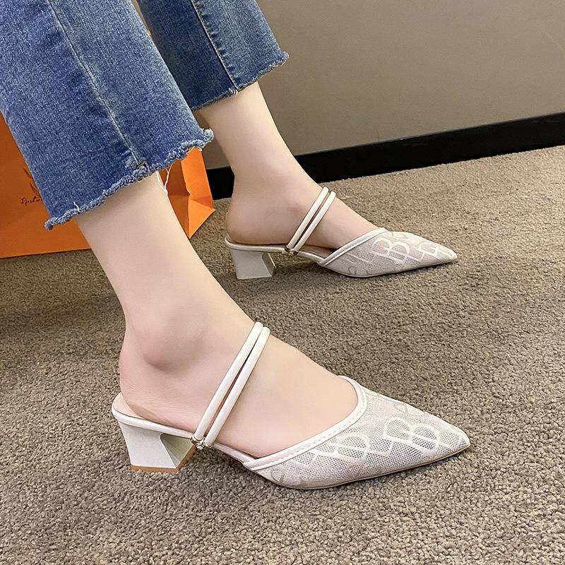 free shipping designer sandals for women womens white black mesh indoor outdoor casual shoe slippers slides