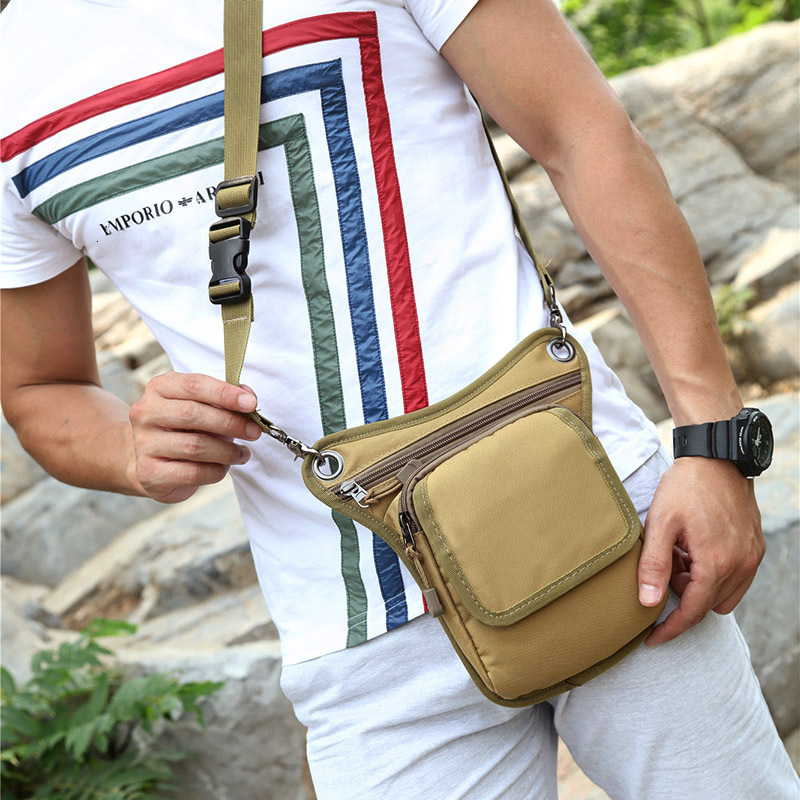 backpack Cycling nylon and leg outdoor tactical multifunctional single shoulder crossbody men's, leisure sports waist bag designer bag