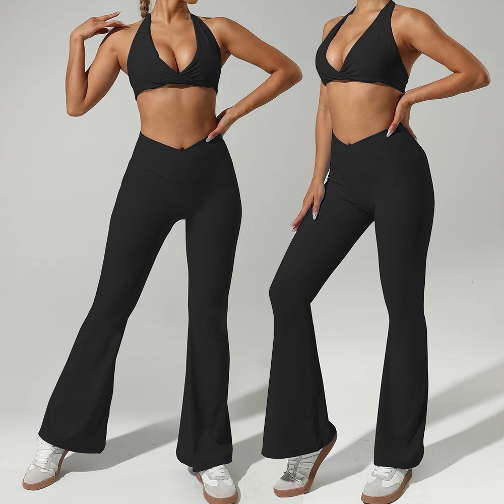 2PCS Yoga Set Women Gym Tracksuit Workout Clothes Hip Lifting Sport Suit Female Sports Bra Fiess Shorts Sportwear 250313
