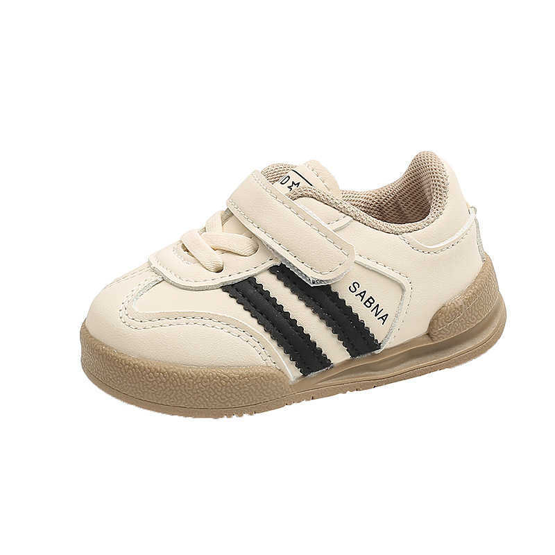 Athletic Outdoor 2025 autumn new baby shoes versatile board shoes for boys and girls German training shoes soft soled anti slip baby walking shoesY250