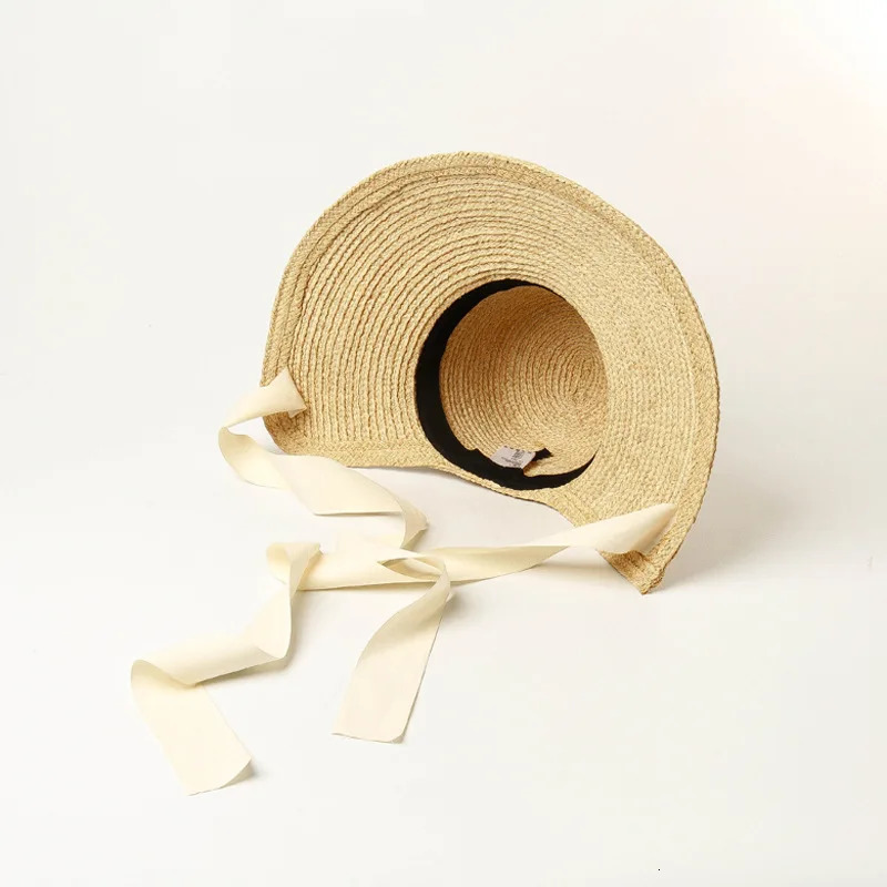 Womens summer hat loli hat sun hat womens dome hat wide Brim hat straw hat beach travel sun hat with chin strap 250314
