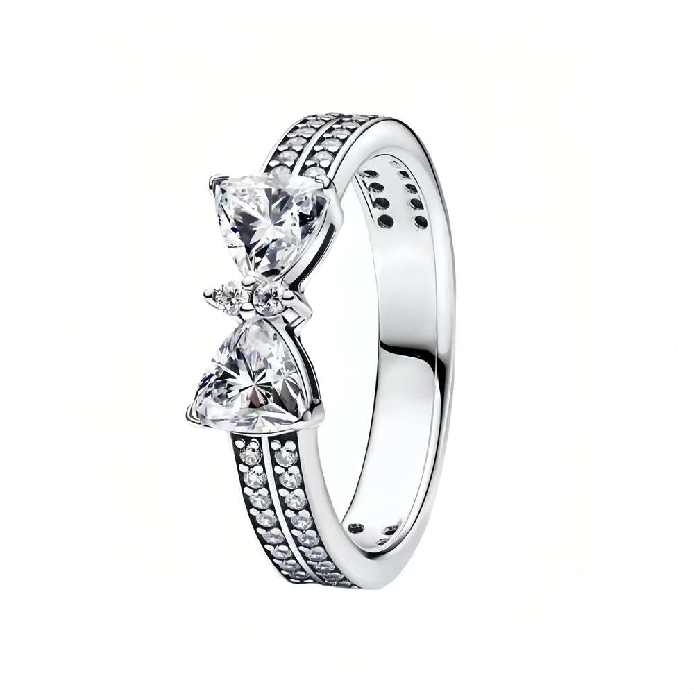 PDR 2025 925 Sterling Silver Love Heart Dangle Charm Fit S925 Snake DIY Birthday Gift Jewelry Making Valentine's Day Wedding Ring