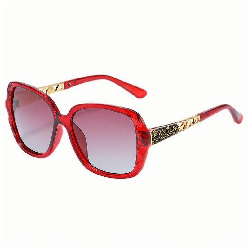 New large frame women's sunglasses senior sense diamond-encrusted sunglasses summer anti-ultraviolet street photography fashion sunglasses