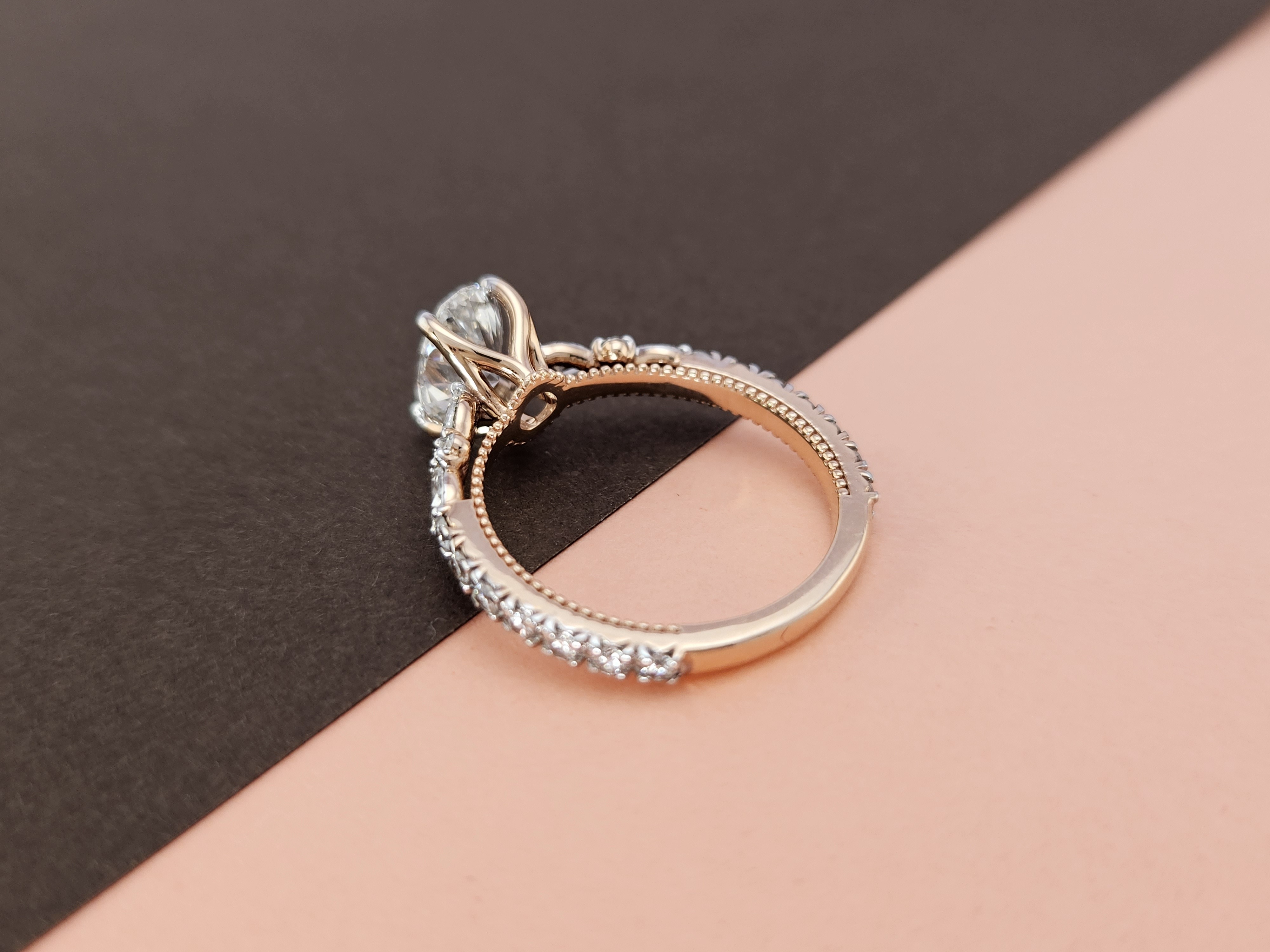 Fine Jewelry 14K Real Gold Ring Lab Diamond Customized New Exclusive Hip Hop Ring for Men 14K Gold Oval Cut Diamond Ring