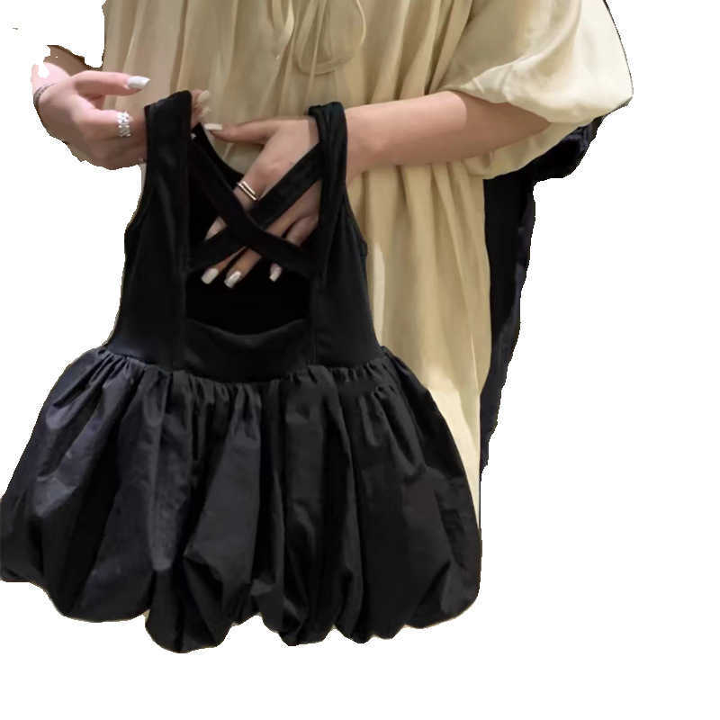 Girl's Dresses Ningli children's clothing, girls' backless little black dress, girls' Korean flower bud dress, children's flu