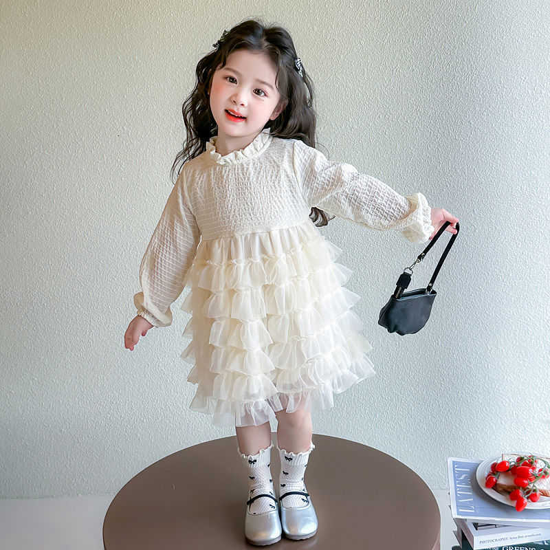 Girl's Dresses 2025 New Girls' Spring Dress Set, Girls' Cowboy Jacket, Spring Elegance, Baby Girls' Princess Skirt