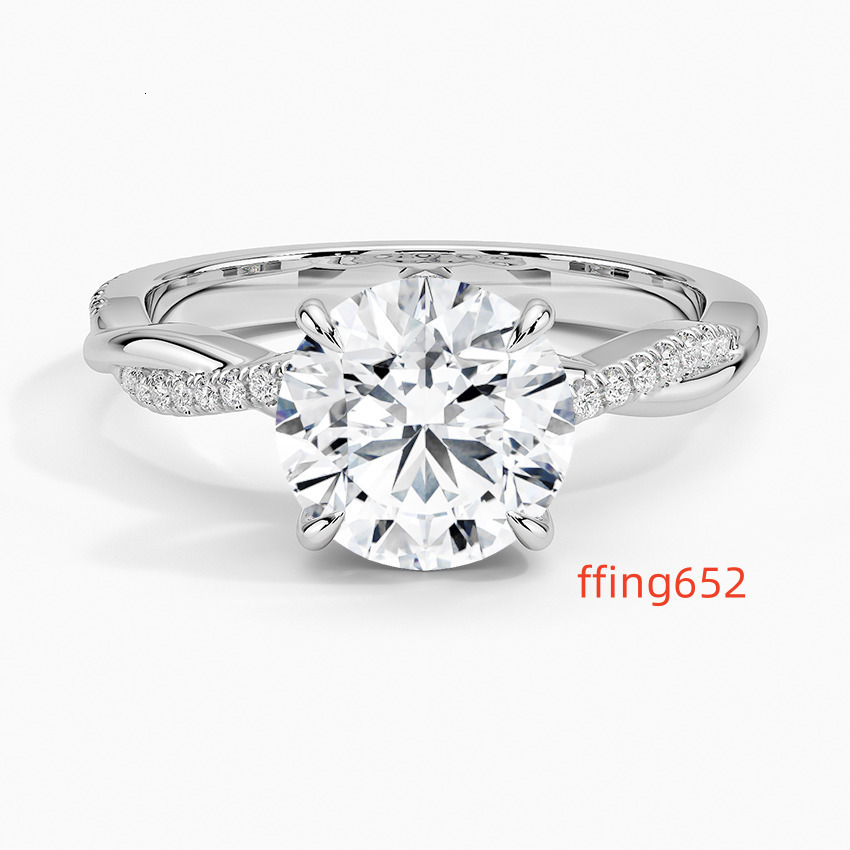 Oval Moissanite Womans 925 Silver Unique Rings Luxury Ring 14K 18K Lab Grown Diamond Engagement Ring For Women Moissanite