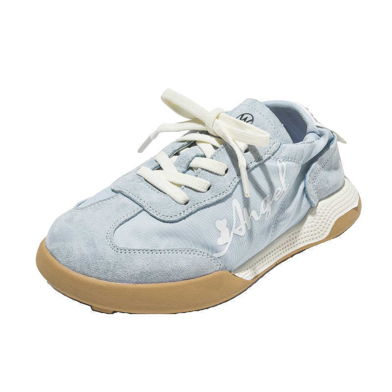 Athletic Outdoor Childrens lace up sand nail flat casual sports shoes girls ballet versatile Forrest training single shoesY250314BKM6