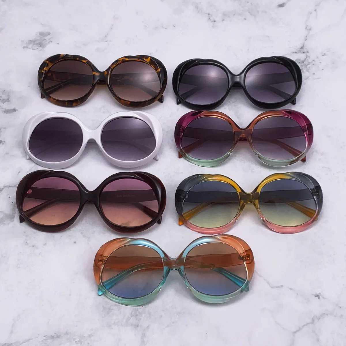 Home>Products>Oversized Oval Sunglasses>Fashionable UV400 Protective Luxury Fashion Glasses>Y2K Retro Celebrity Inspiration 503306 W250315
