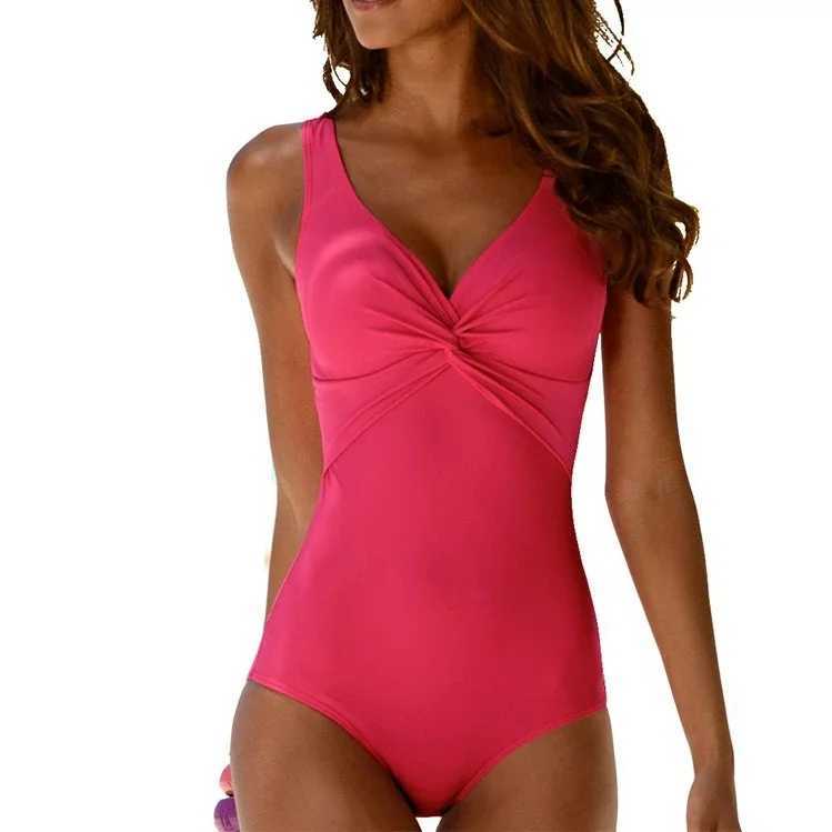 Sexy one-piece swimsuit closed plus size womens push up swimsuit suitable for swimming pool body beach sports swimsuit swimsuitXJ250315
