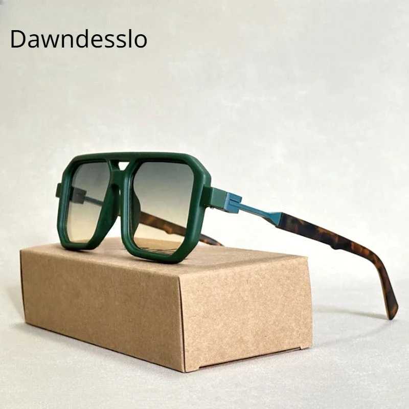 2024 Retro Fashion Mens Sunscreen Sunglasses Square Sunscreen Sunglasses Retro Flair Sunglasses Womens Tren Sunscreen Sunglasses Gafas De Sol W250315