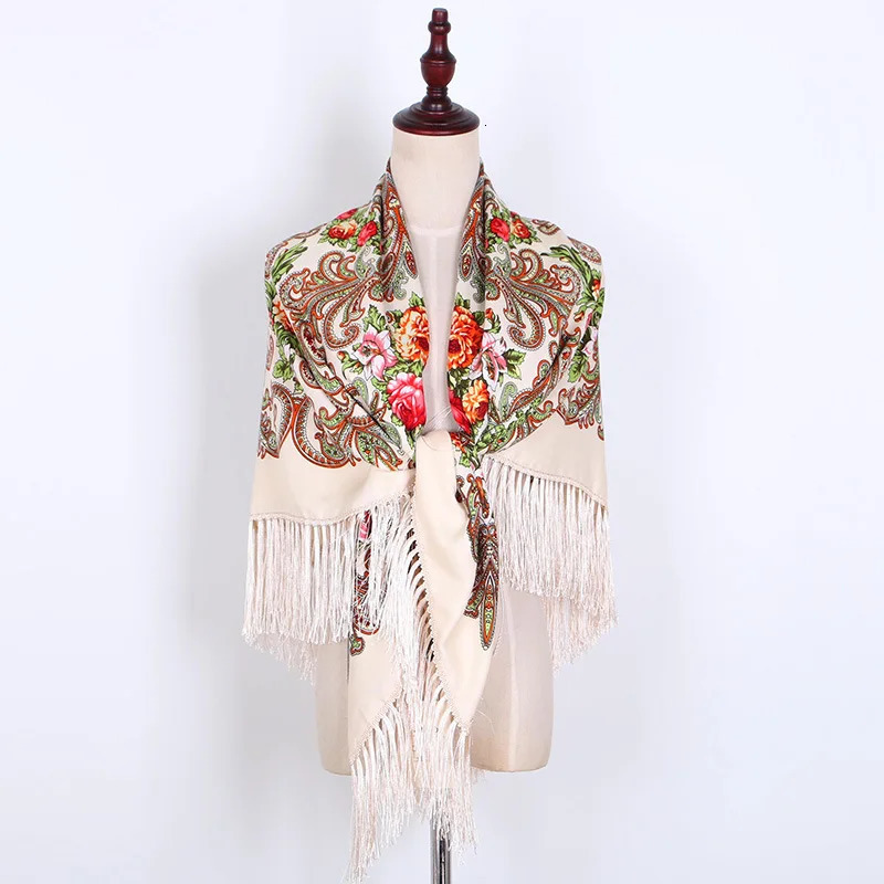 Russian scarf Ukrainian shawl handle Polish folk shawl vintage neck headscarf border lace antique womens headscarf 250314