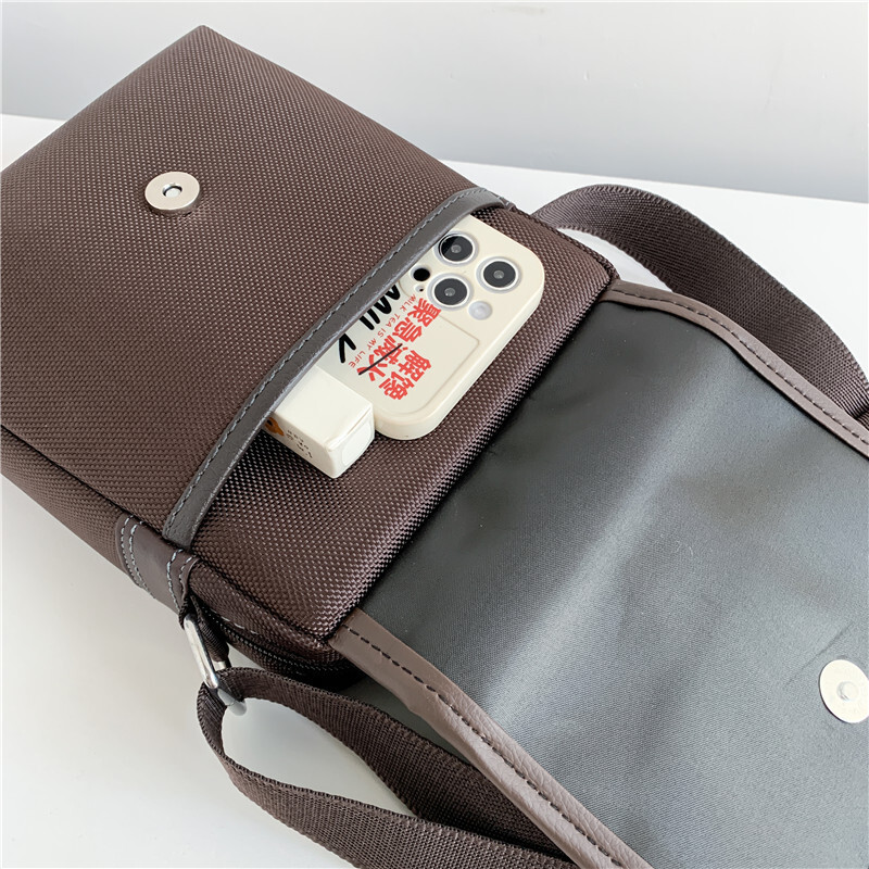 designer bag Trendy and fashionable Korean version business men's one shoulder crossbody bag, Oxford cloth backpack