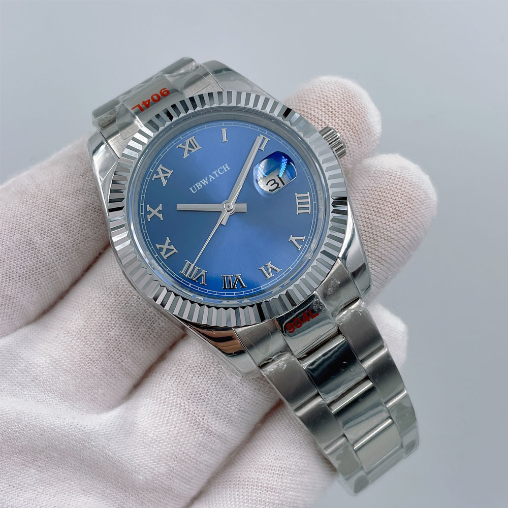 U1 Factory St9 Watch 41MM MIYOTA8215 Automatic Movement Sliver Dial Sapphire Stainless Steel Wristwatch Bracelet Watch Mens Wristwatches