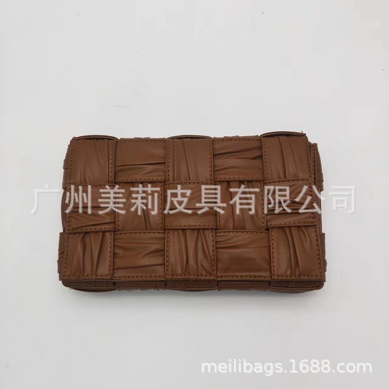 Knitted Pillow Pleated Fashionable Tofu 2023 New Single Shoulder Crossbody Bag, Women's Bag