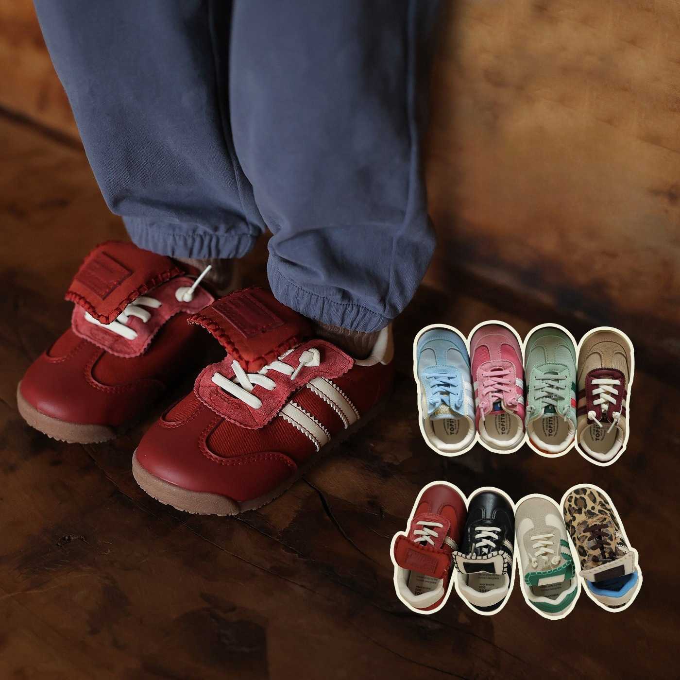 Athletic Outdoor Girls Spring Classic Forrest Gump Sports Casual Shoes Baby Kindergarten Spring and Autumn New Style Versatile Virtue Training ShoesY2
