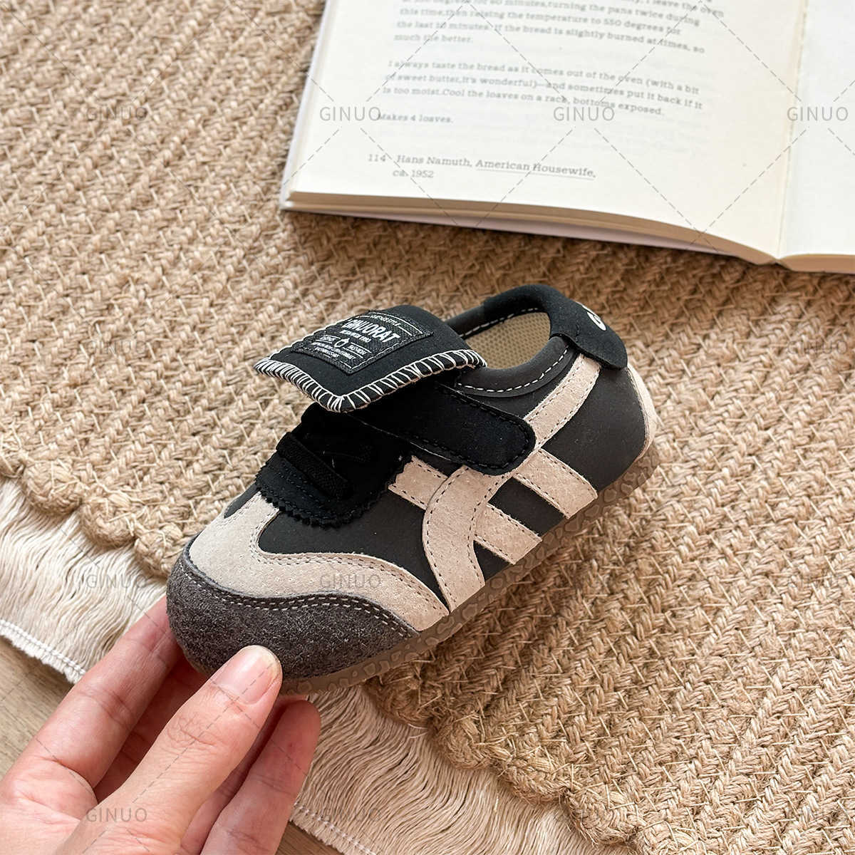 Athletic Outdoor 18-30 Childrens board shoes mens moral training shoes womens casual shoes soft soled baby walking shoes autumn editionY2503142WJ9