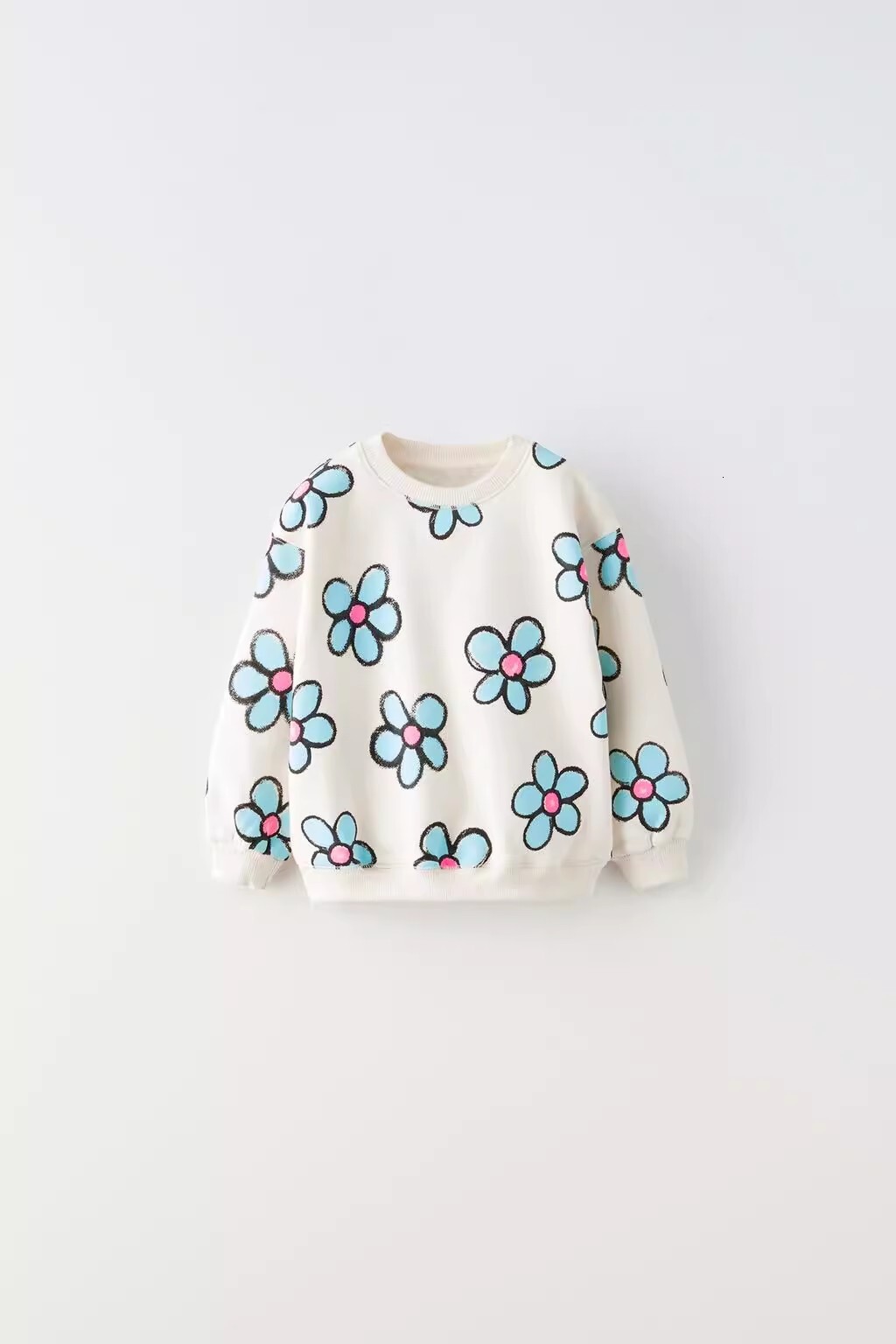 Ddmyshoesvip Children S Clothing Hoodie Long Sleeved With Threaded Cuffs Girls Spring And Autumn Printed Top Fashionable Jacket