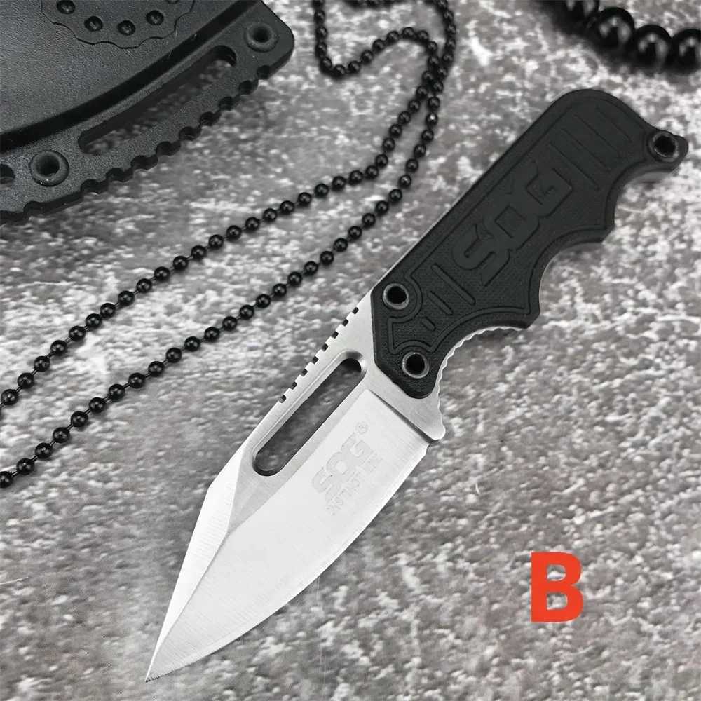 New Arrival GB Bear Grylls Paracord Fixed Blade Knife 8Cr13Mov Blade Nylon Rope Handles Protable Tactical Knife Safety Rescue Edc Multitool Z250314