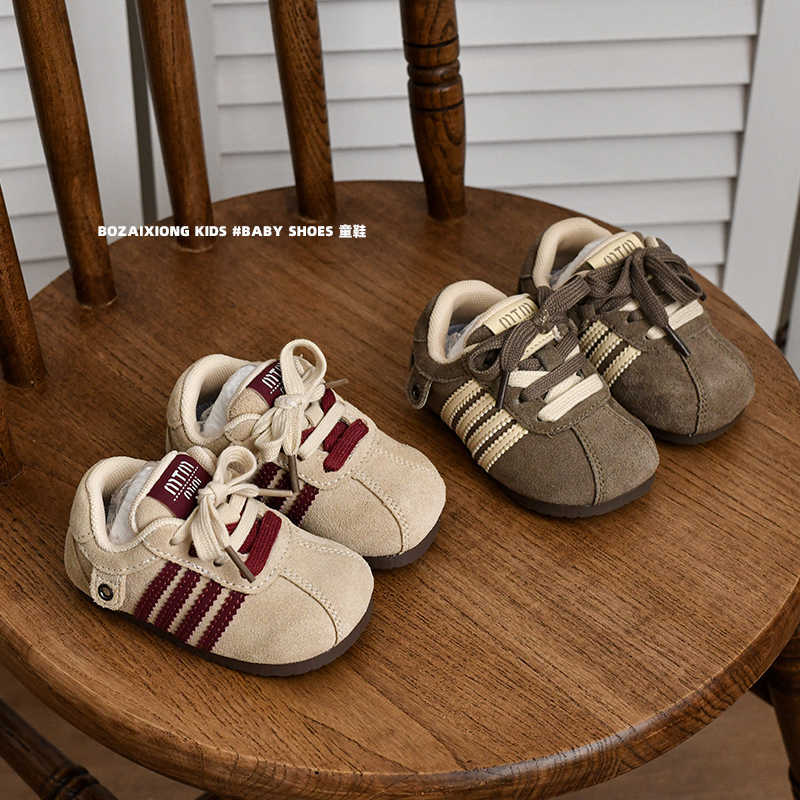 Athletic Outdoor 2025 Spring New Boys Sports Shoes Girls Moral Training Shoes Babys Shoes Childrens Casual Shoes Childrens Board ShoesY250314MOED