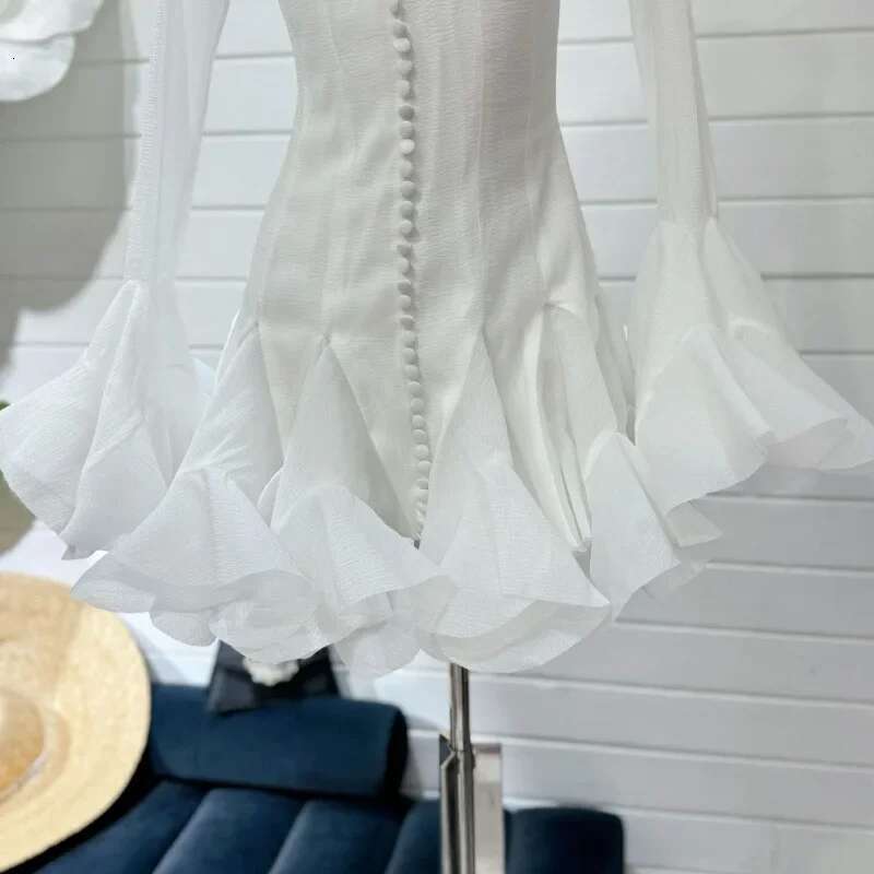 Tailor-Made Slimming Long Sleeve Women Age-Reducing Waist-Fitted French Style Adult Gift Dress For Romantic Ocns