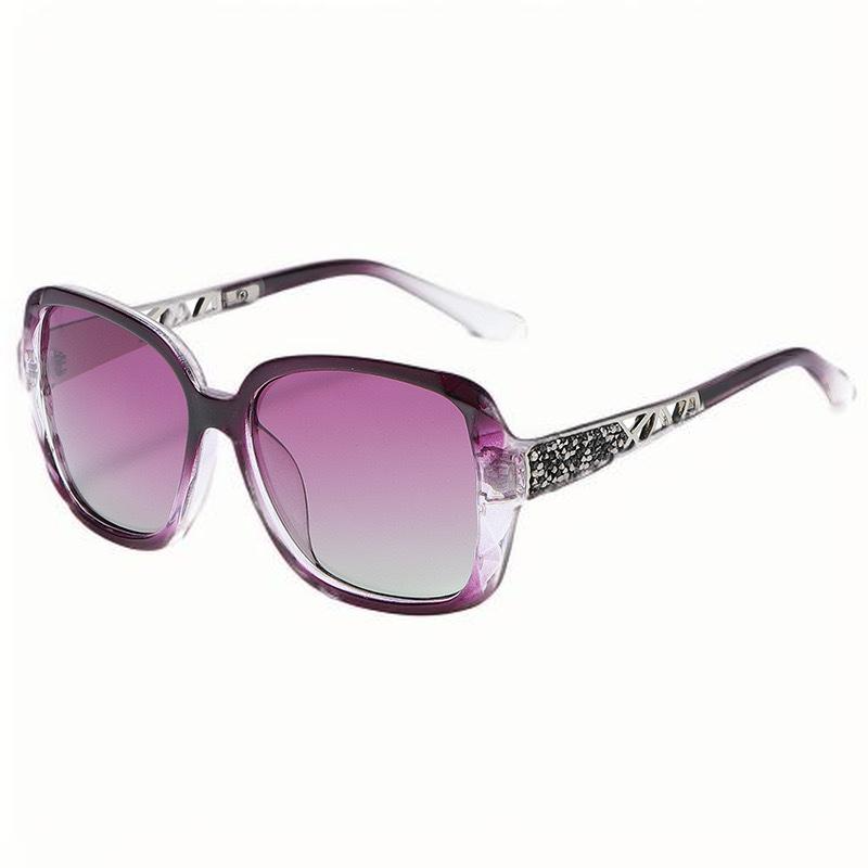 New large frame women's sunglasses senior sense diamond-encrusted sunglasses summer anti-ultraviolet street photography fashion sunglasses