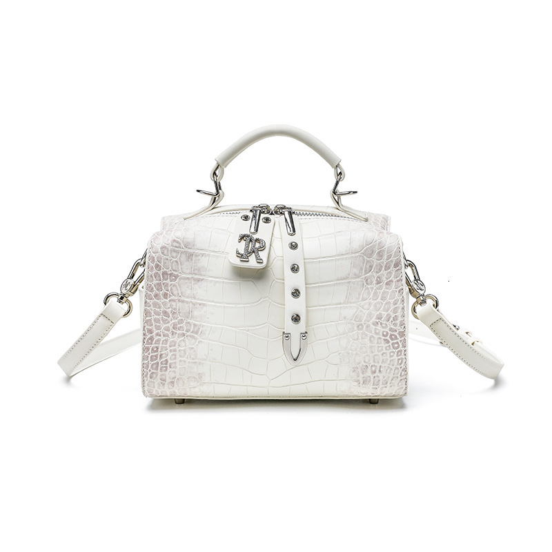 Trendy Handbag For Women With A High-End Feel, Crocodile Patterned Genuine Leather 2024 New Crossbody, Shiny Pillow, Single Shoulder Bag, Trendy