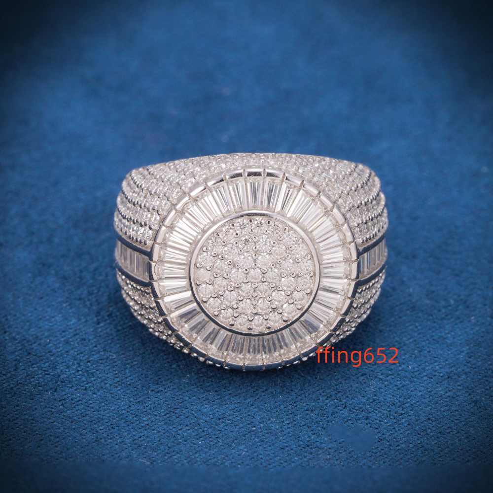 Luxury Hip Diamond Rings Lab Grown Street Rapper Fashion Statement Rings for Fine Jewelry Collections at Best Prices