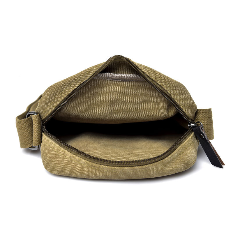 Fashionable backpack casual small crossbody trendy canvas single shoulder men's, outdoor multi compartment travel designer bag