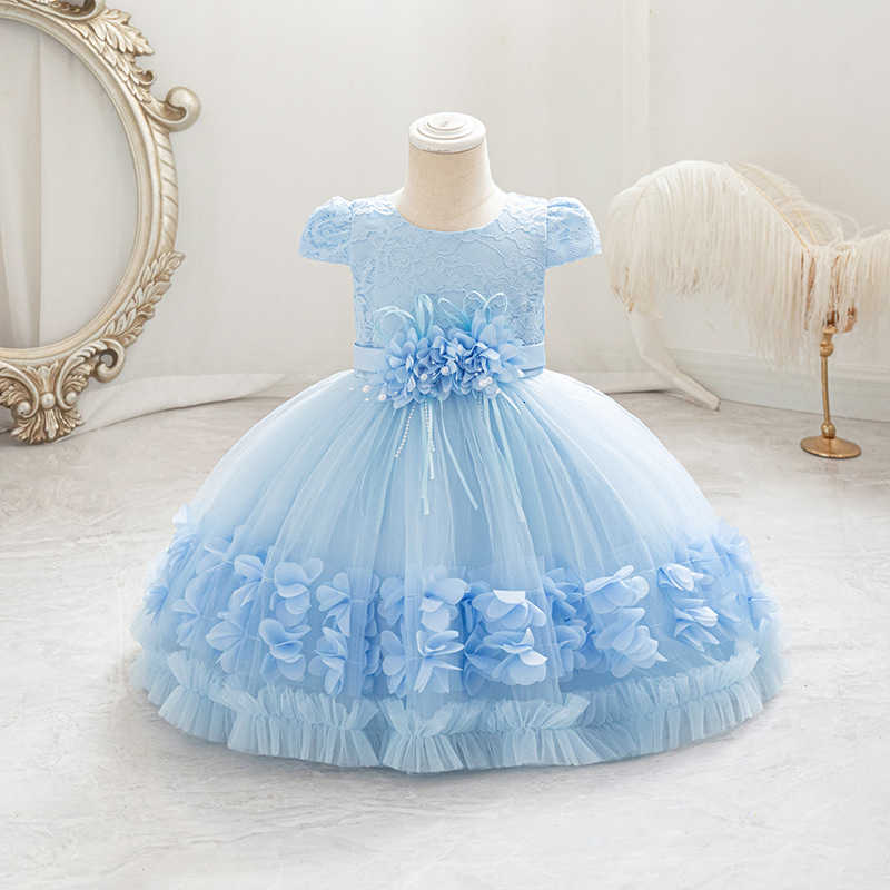 Girl's Dresses 2024 New High Quality Girls' Dress Evening Dress Princess Dress Year End Flower Girl Dress